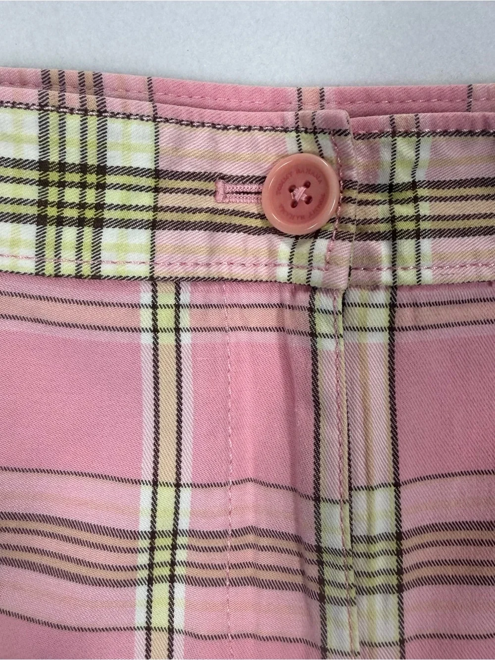 Tommy Bahama Pink Plaid Bermuda Shorts